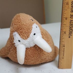 Cute plush toy walrus